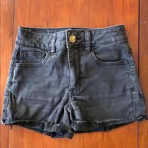 American Eagle Black Jean Shorts